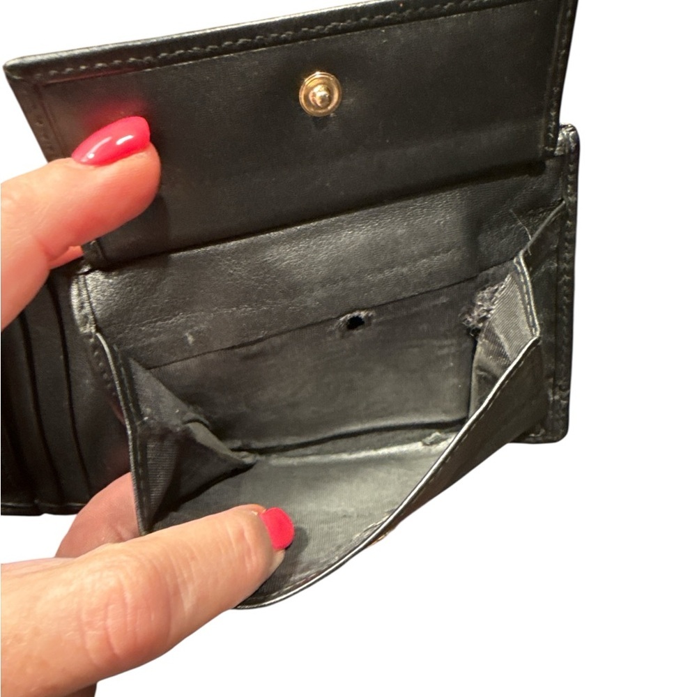 Gucci Black Embossed GG Leather Money Clip - Picture 4 of 6